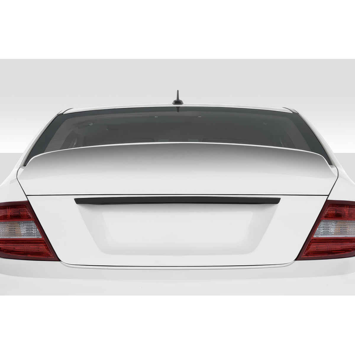 Modify your Mercedes-Benz C300 2008 with our Exterior/Wings - Rear view angle of the Mercedes Benz C300