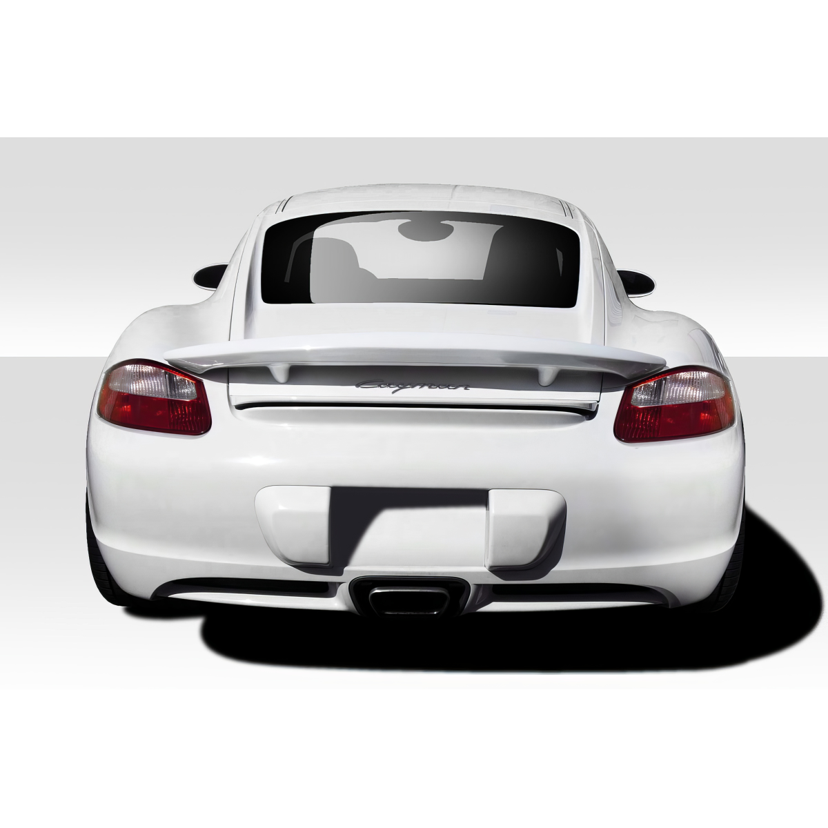 Modify your Porsche Cayman 2006 with our Exterior/Wings - Rear angle view of vehicle part