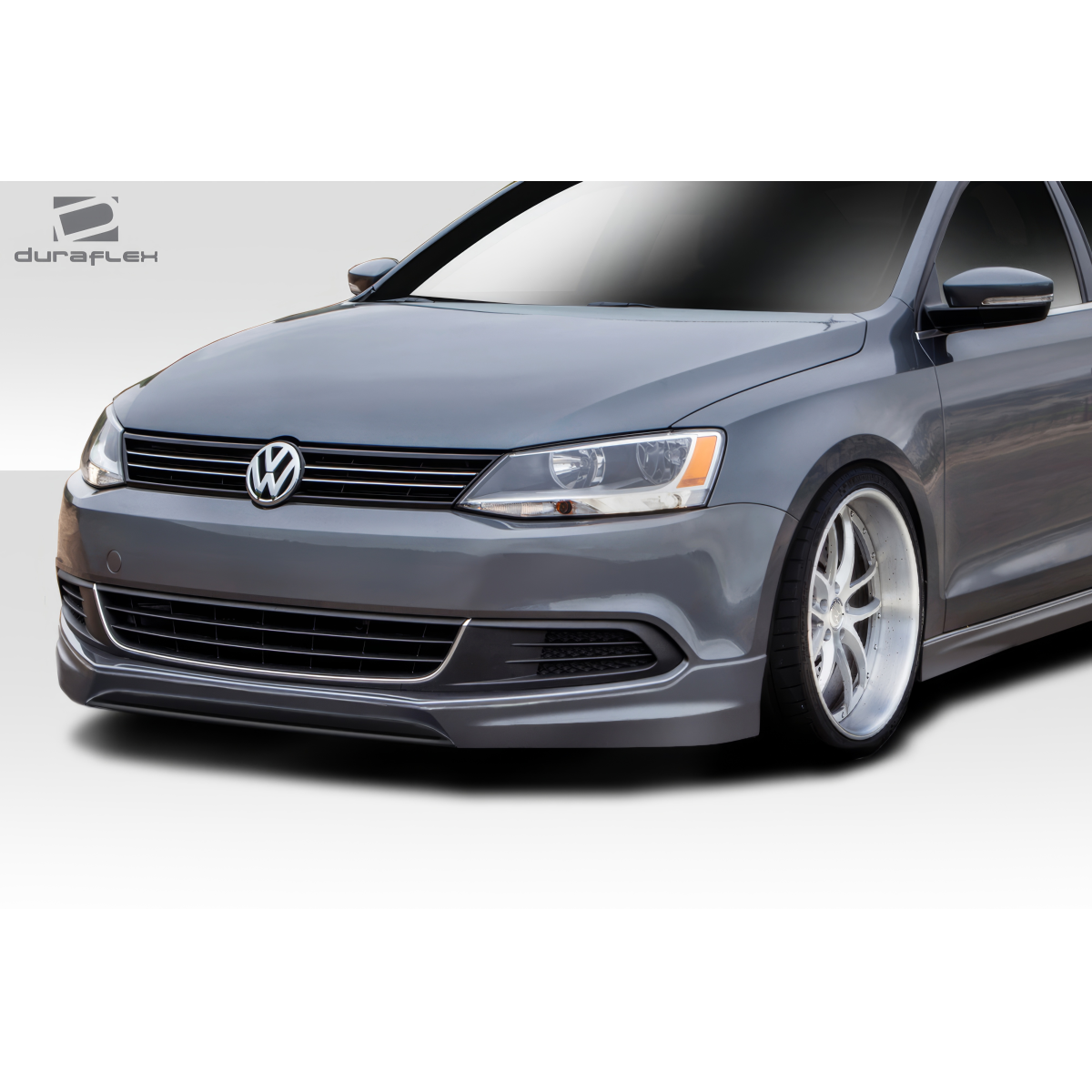 Modify your Volkswagen Jetta 2011 with our Exterior/Front Bumpers or Lips - Front angle view of vehicle part