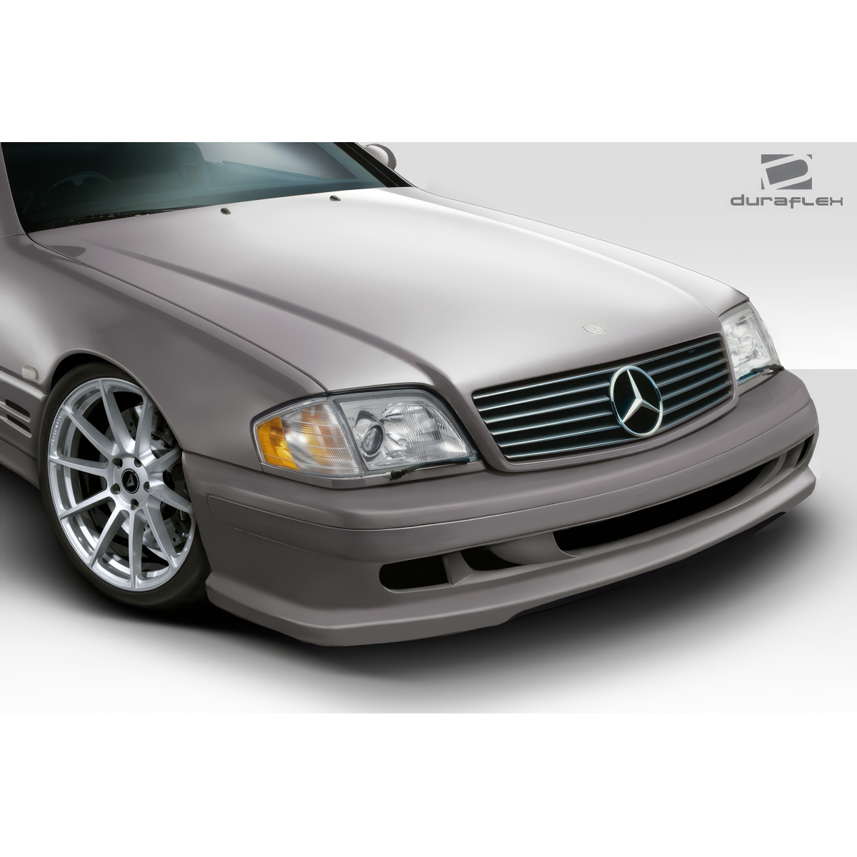 Modify your Mercedes-Benz SL-Class 1990 with our Exterior/Front Bumpers - Front angle view of the car part