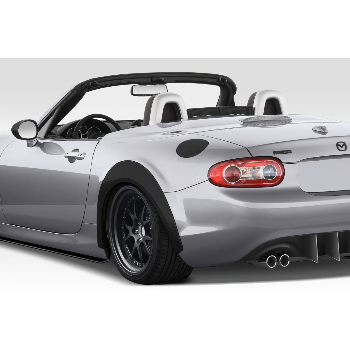 Modify your Mazda Miata 2006 with our Exterior/Fenders - Angled view from rear and slightly above