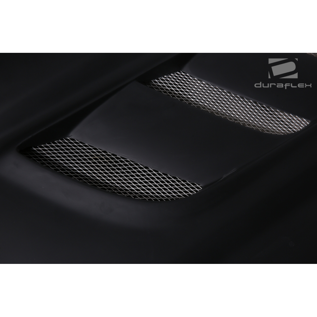 Modify your Chevrolet Avalanche 2002 with our Exterior/Hoods - Angled view of a vehicle hood with mesh vents