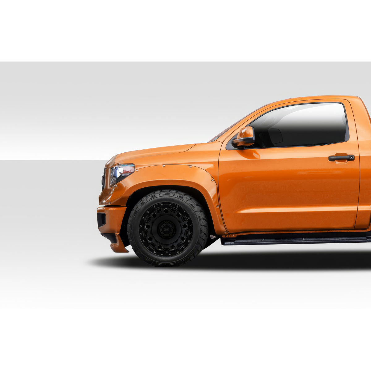 Modify your Toyota Tundra 2014 with our Exterior/Fenders - Side angle view of the vehicle