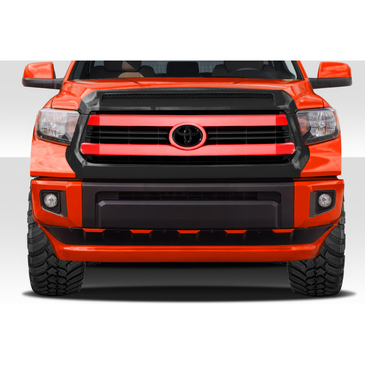 Modify your Toyota Tundra 2014 with our Exterior/Fenders - Front view of the Toyota Tundra vehicle part