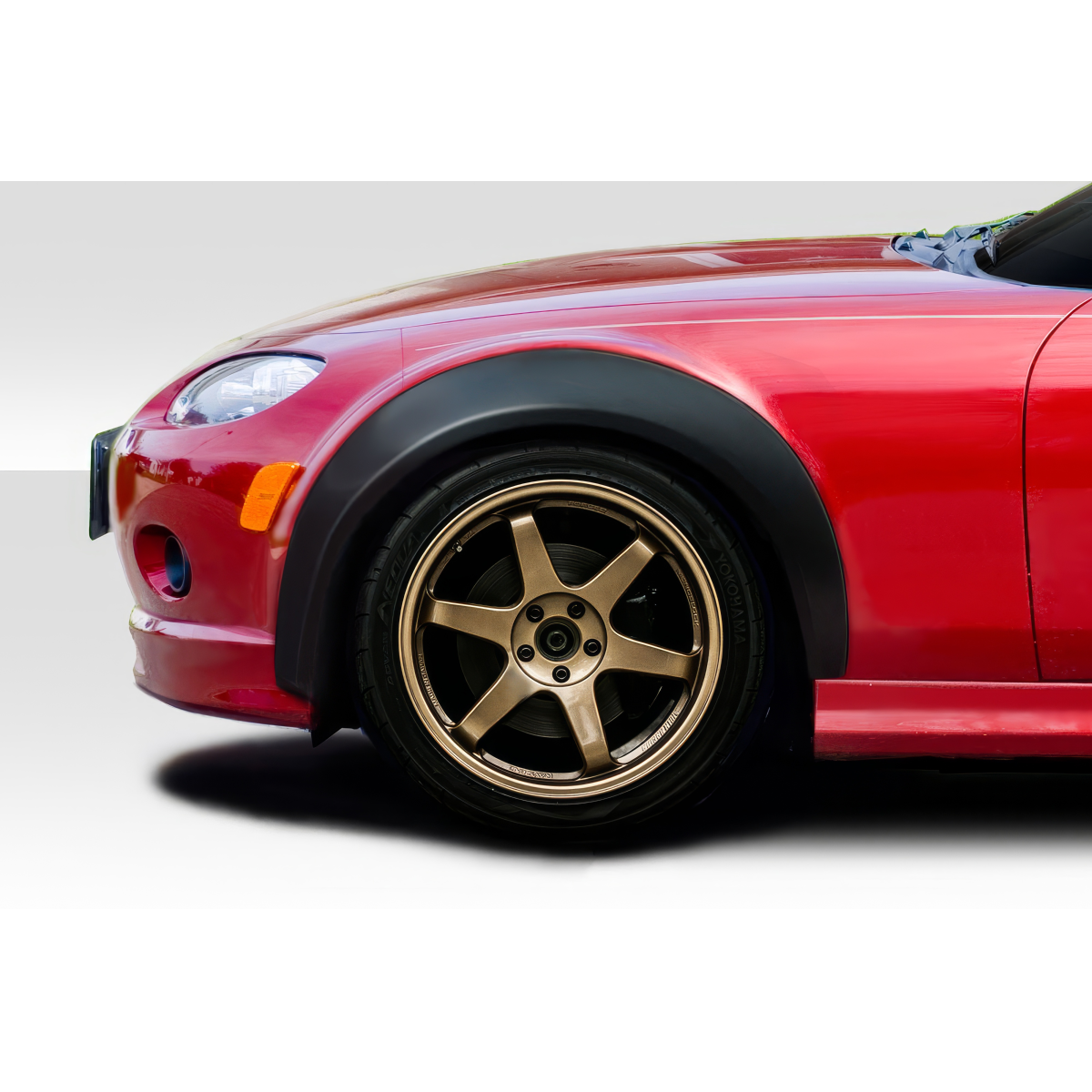 Modify your Mazda Miata 2006 with our Exterior/Fenders - Side angle view of vehicle showing fender flare