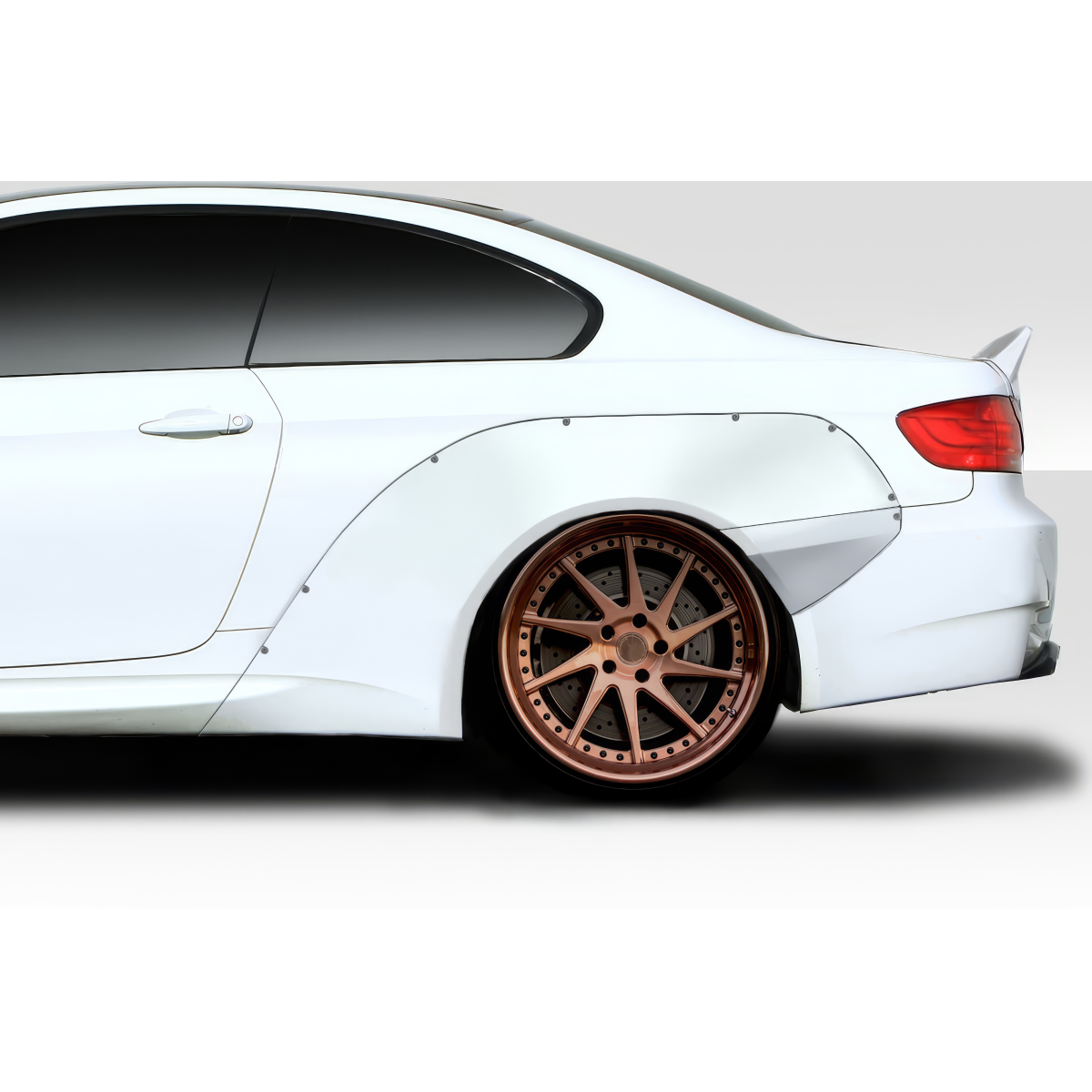 Modify your BMW 3-Series 2007 with our Exterior/Complete Body Kits - Side angle showing custom body kit details