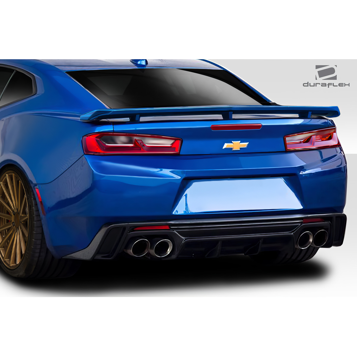 Modify your Chevrolet Camaro 2016 with our Exterior/Wings - The image shows a rear angle view of the car