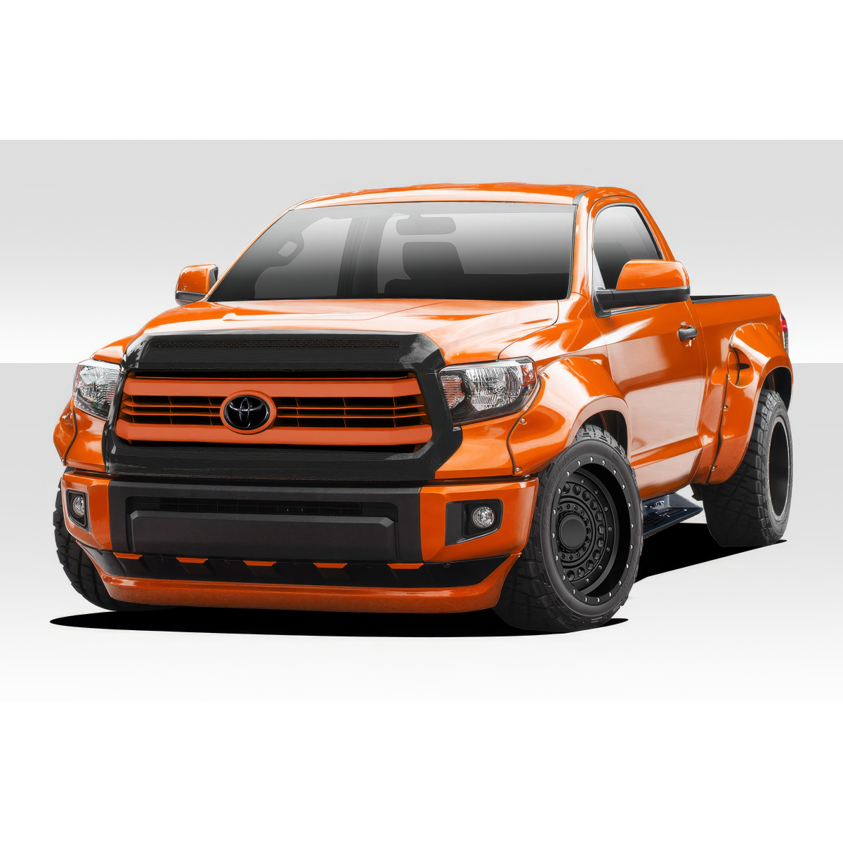 Modify your Toyota Tundra 2014 with our Exterior/Fenders - Front angle view of modified truck