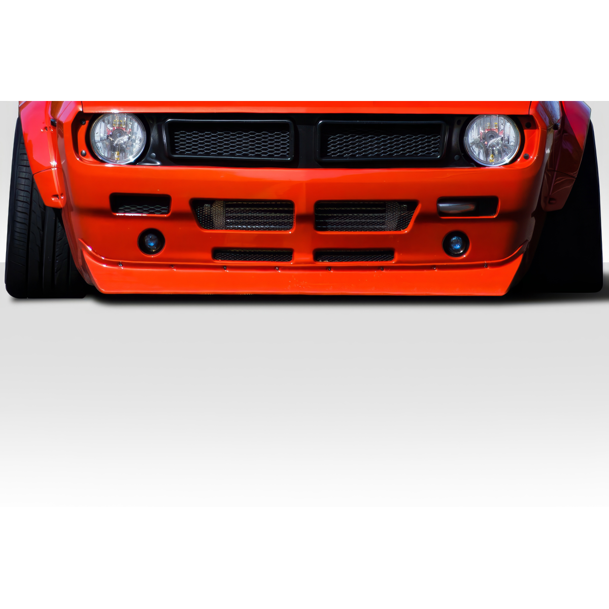 Modify your Nissan 240SX 1995 with our Exterior/Front Bumpers or Lips - Front view angle showcasing bumper design