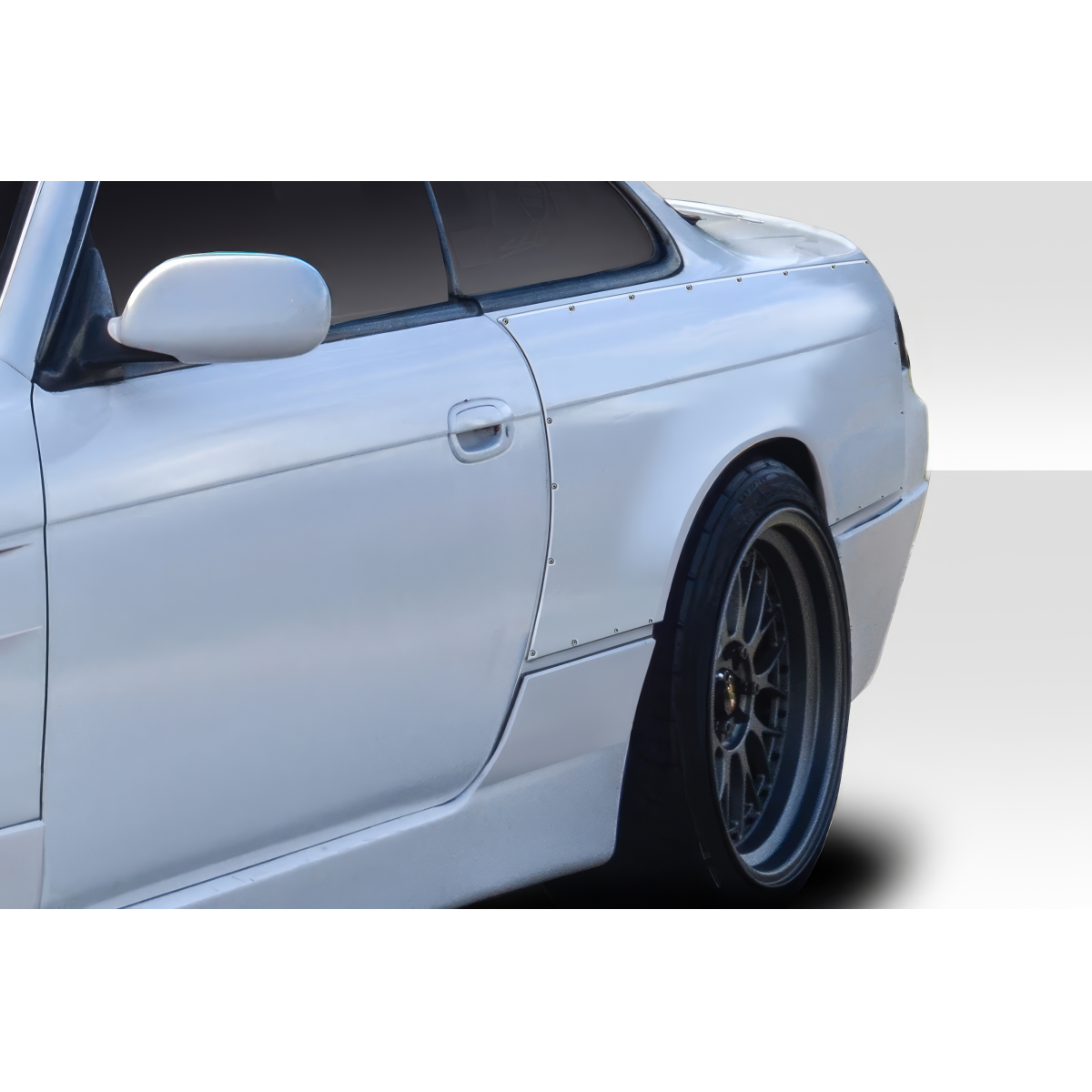 Modify your Nissan 240SX 1995 with our Exterior/Fenders - Angled view of the rear fender area