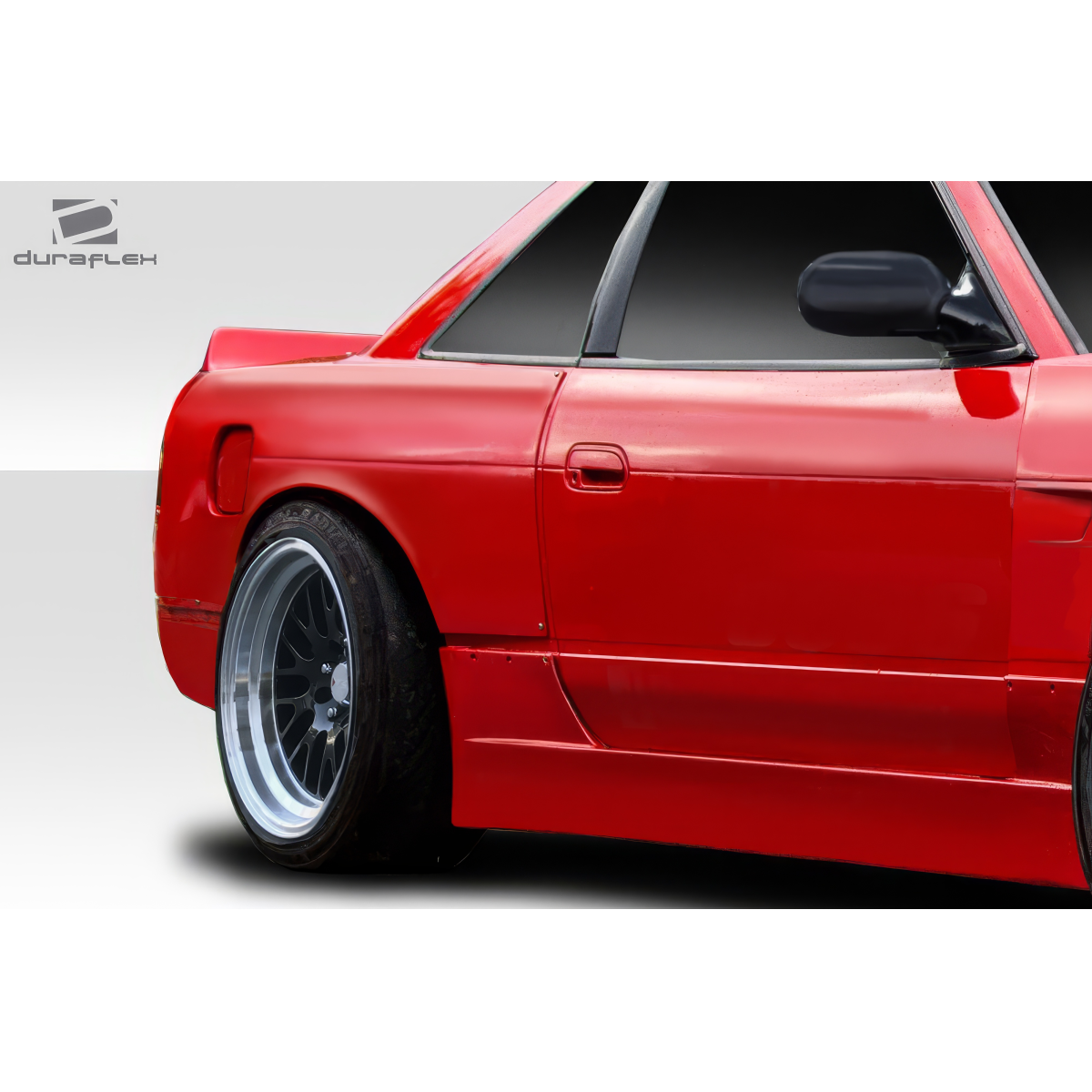 Modify your Nissan 240SX 1989 with our Exterior/Fenders - Angle showcases rear fender from side view