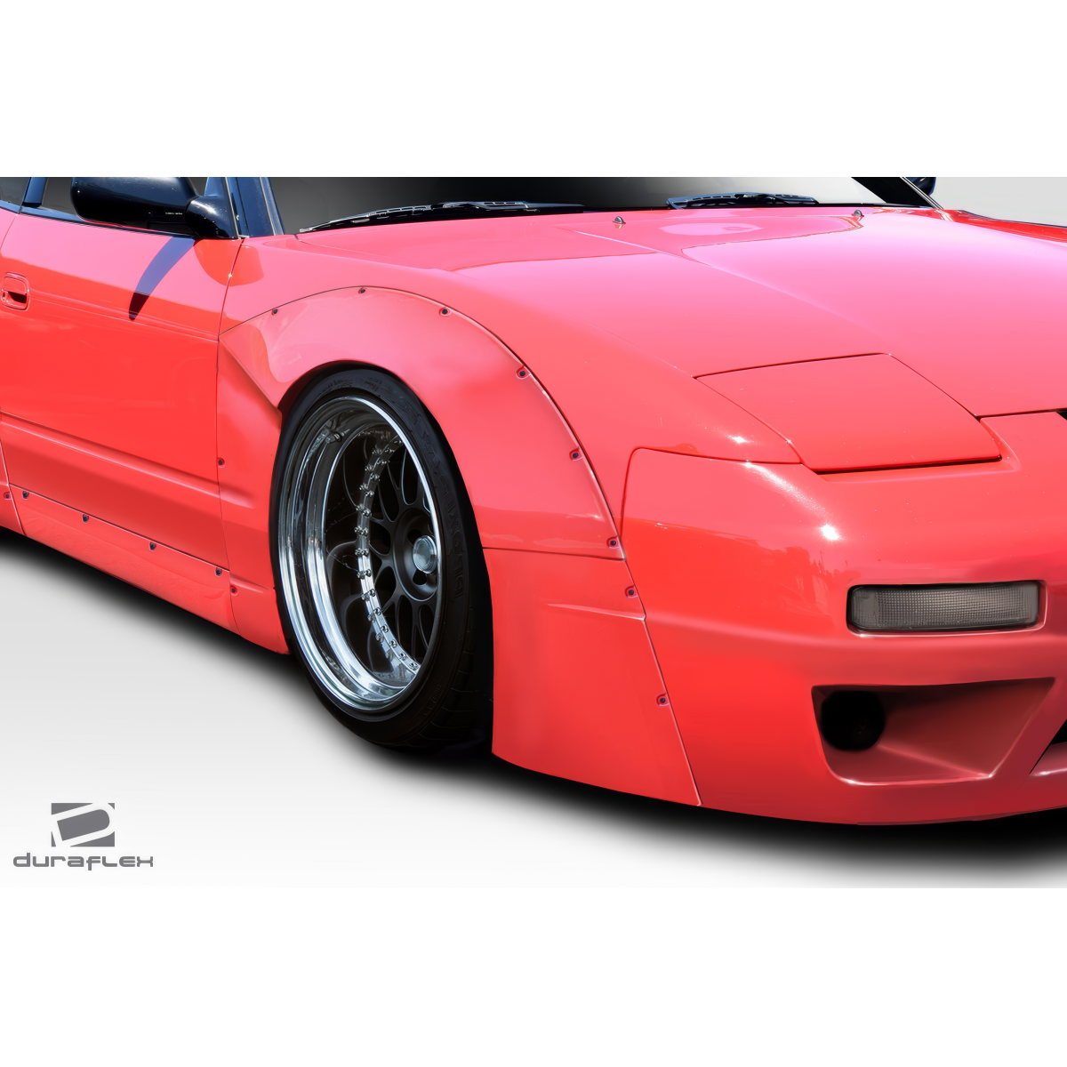 Modify your Nissan 240SX 1989 with our Exterior/Fenders - Front left angle showing fender flares