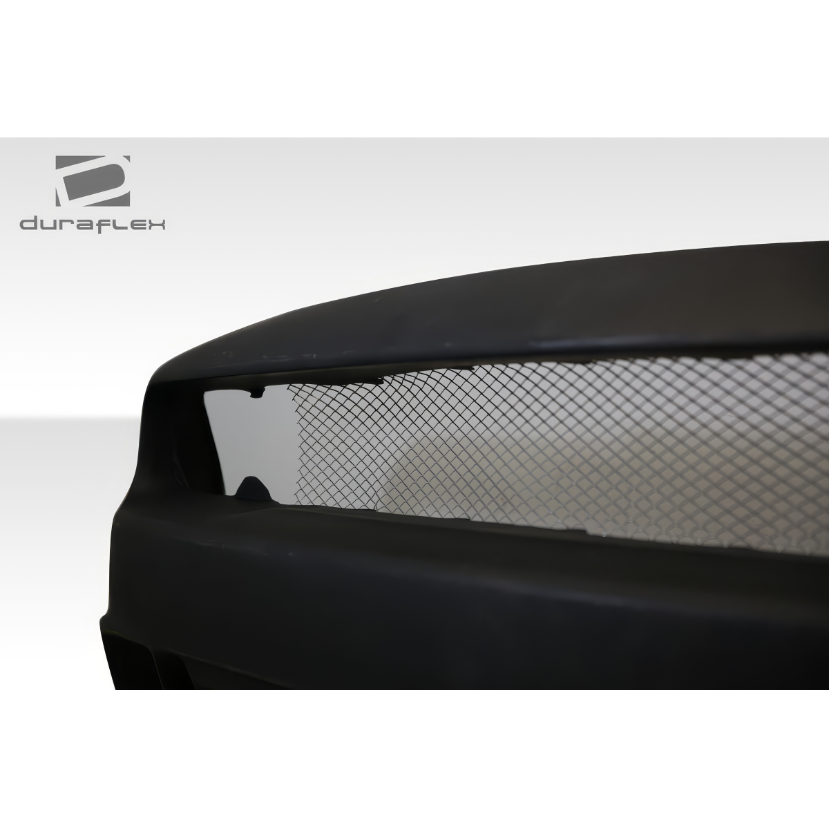 Modify your Dodge Challenger 2015 with our Exterior/Front Bumpers or Lips - Front view slight angle showing bumper mesh design