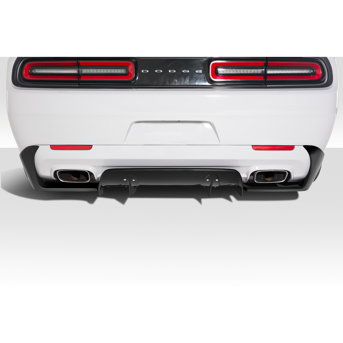 Modify your Dodge Challenger 2015 with our Exterior/Diffusers - Viewed from a near straight on angle