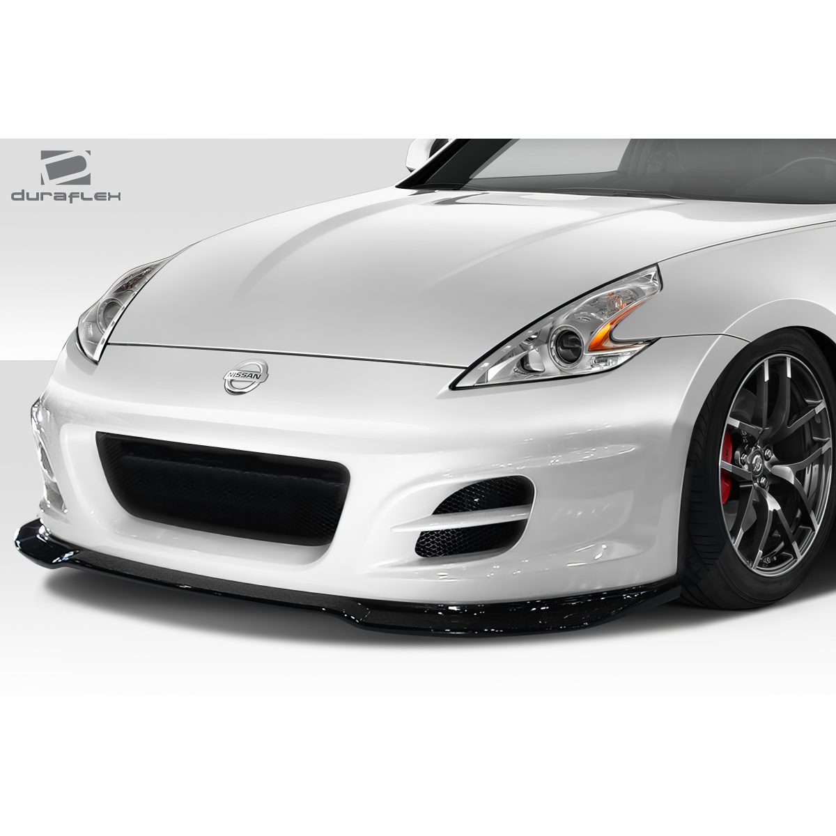 Modify your Nissan 370Z 2009 with our Exterior/Front Bumpers or Lips - Front angle view of the Nissan 370Z