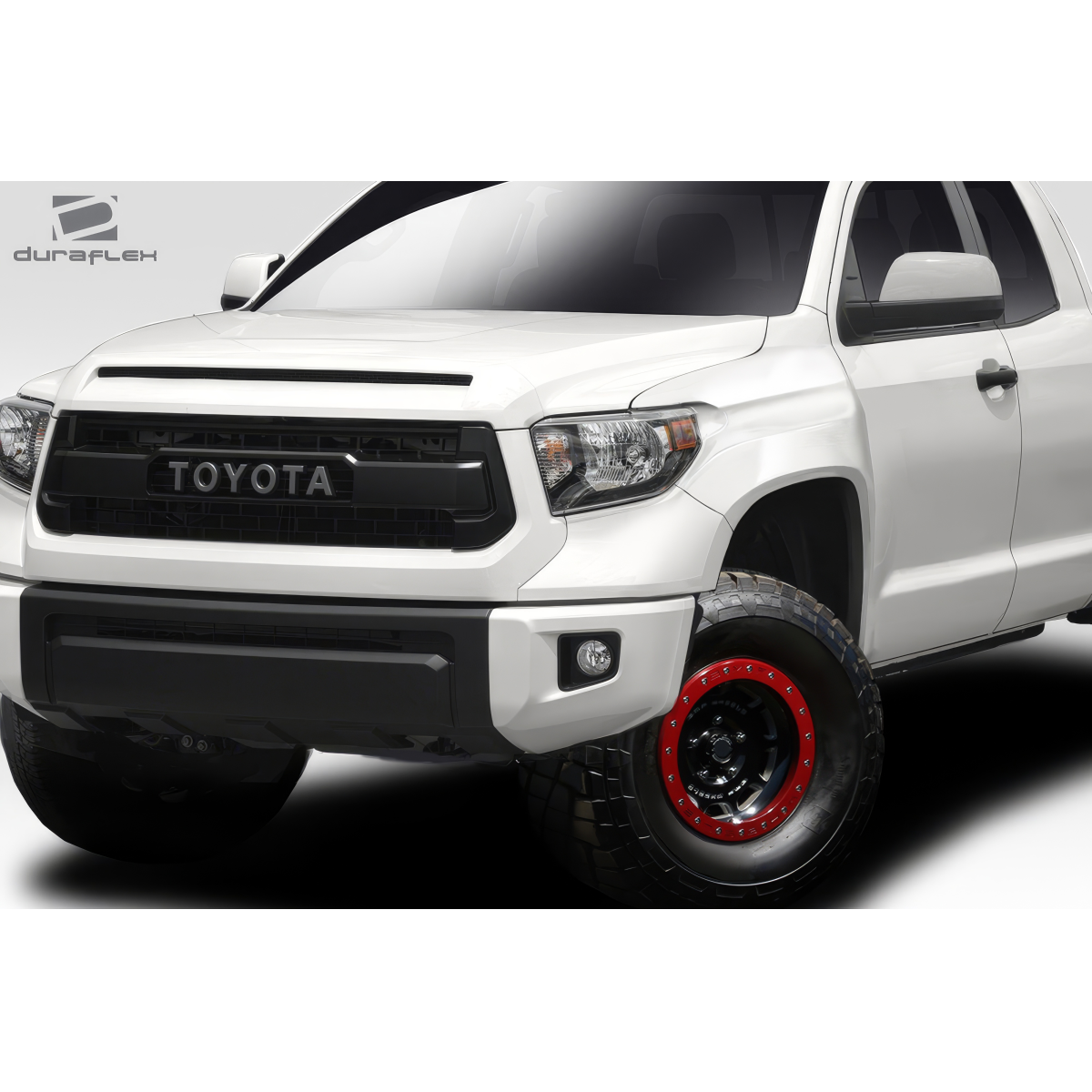 Modify your Toyota Tundra 2014 with our Exterior/Fenders - Front angle view of the vehicle and part