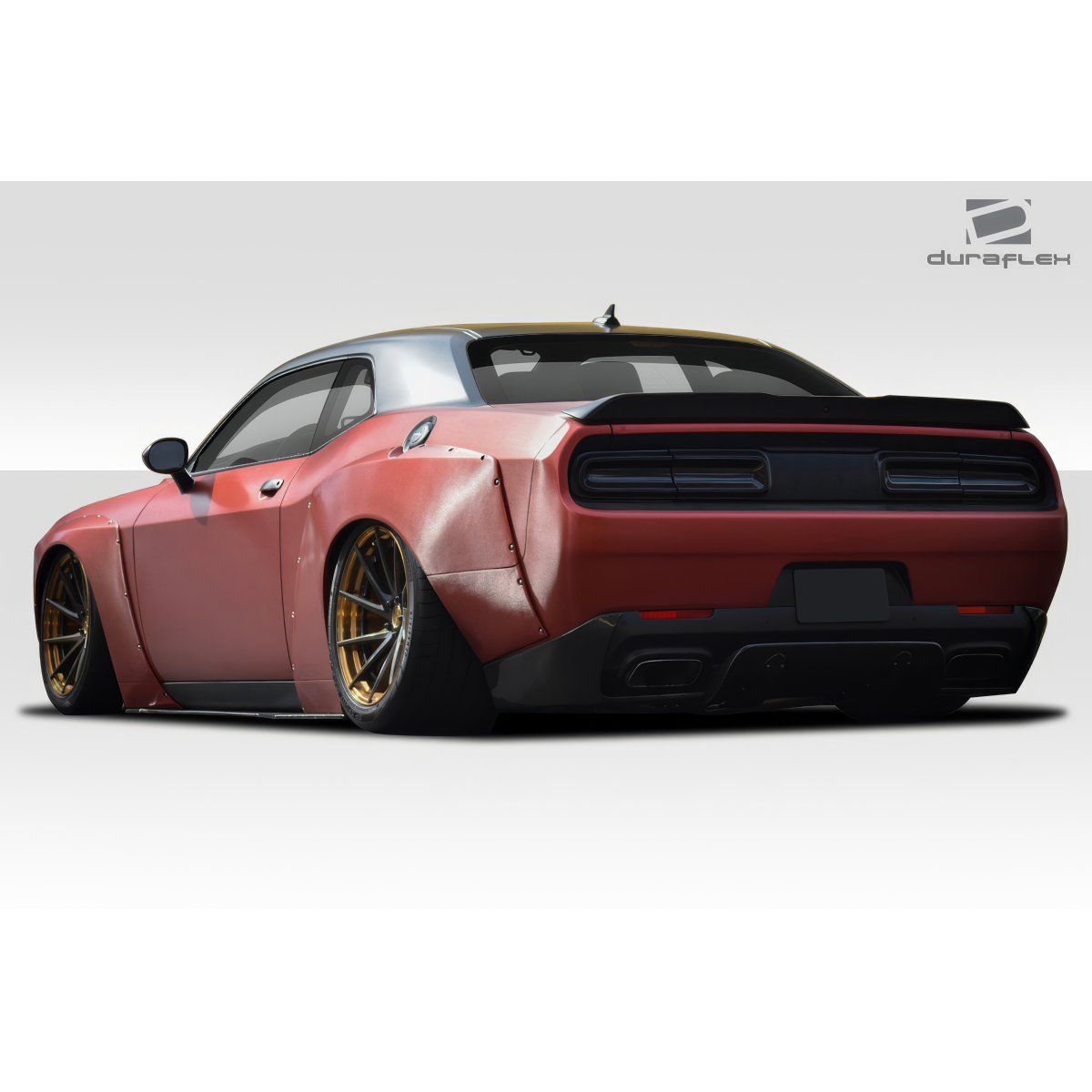 Modify your Dodge Challenger 2008 with our Exterior/Complete Body Kits - Rear angle view of the vehicle