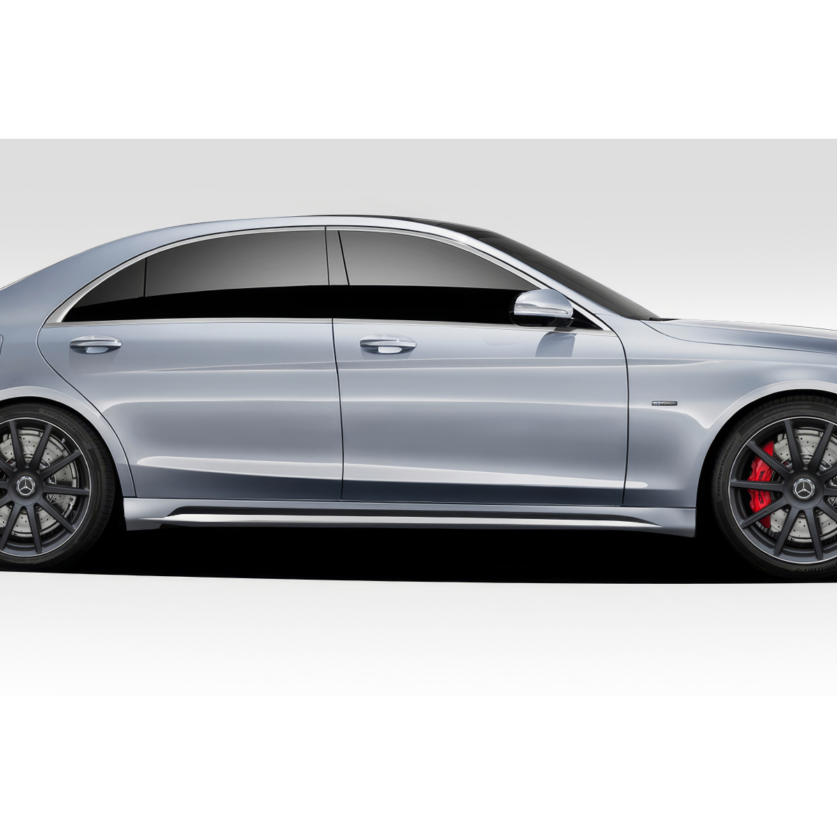 Modify your Mercedes-Benz S-Class 2014 with our Exterior/Side Skirts - Side view showing sleek profile and sporty design