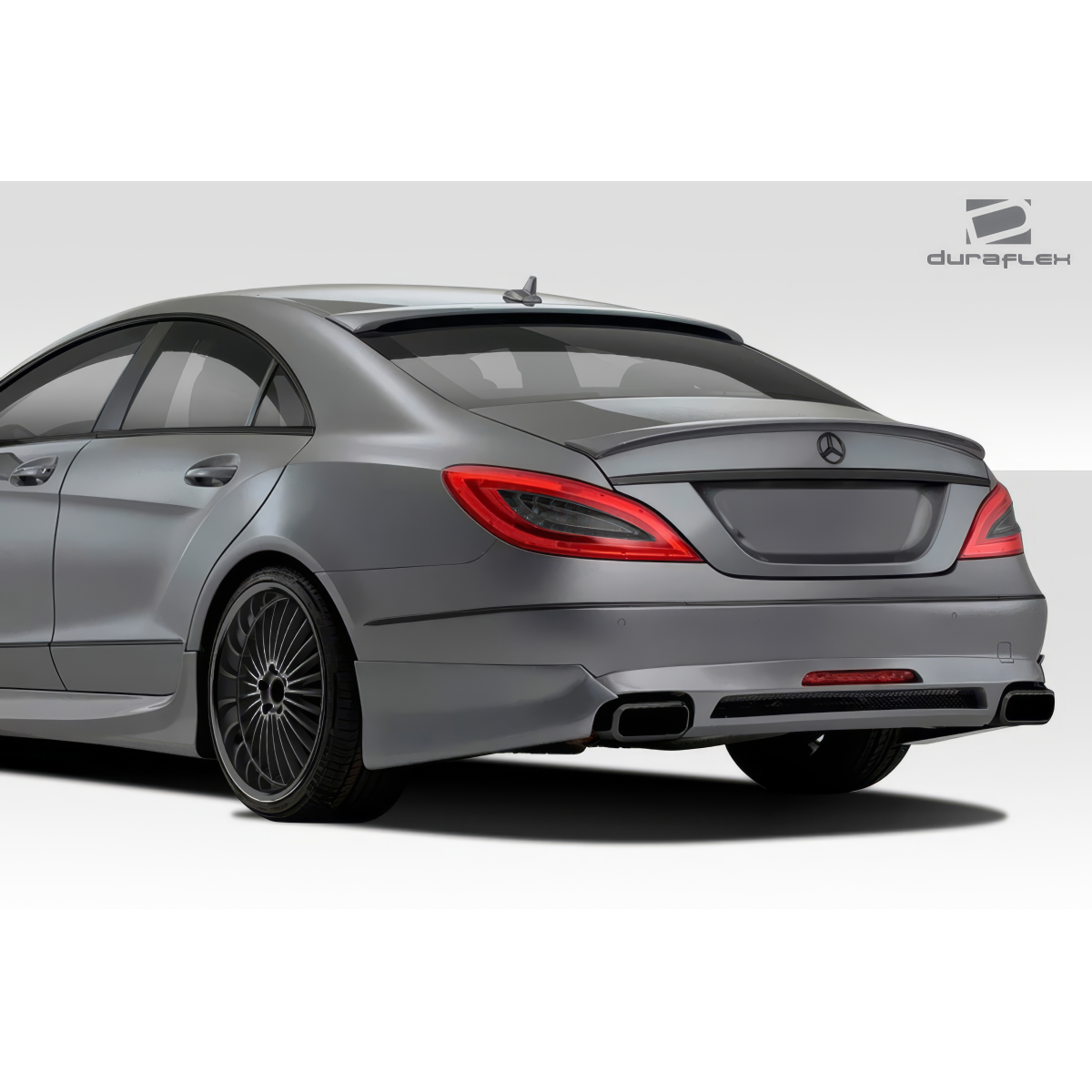 Modify your Mercedes-Benz CLS-Class 2012 with our Exterior/Rear Bumpers or Lips - Rear angle view of the bumper design