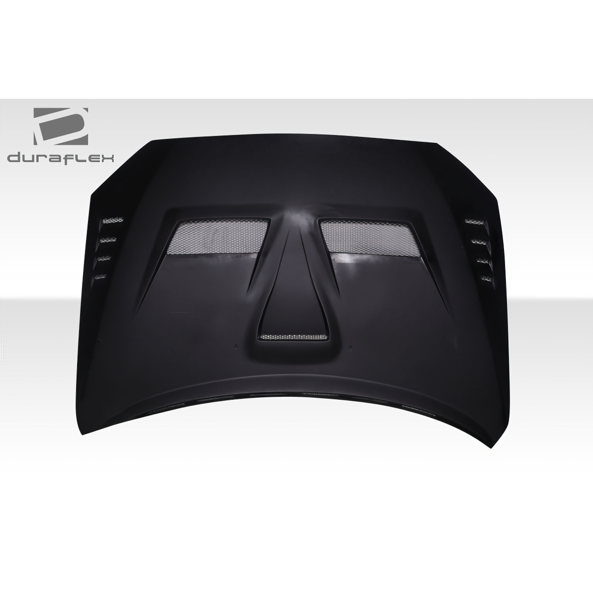 Modify your Mitsubishi Evolution 2008 with our Exterior/Hoods - Front view of the hood part angled slightly down