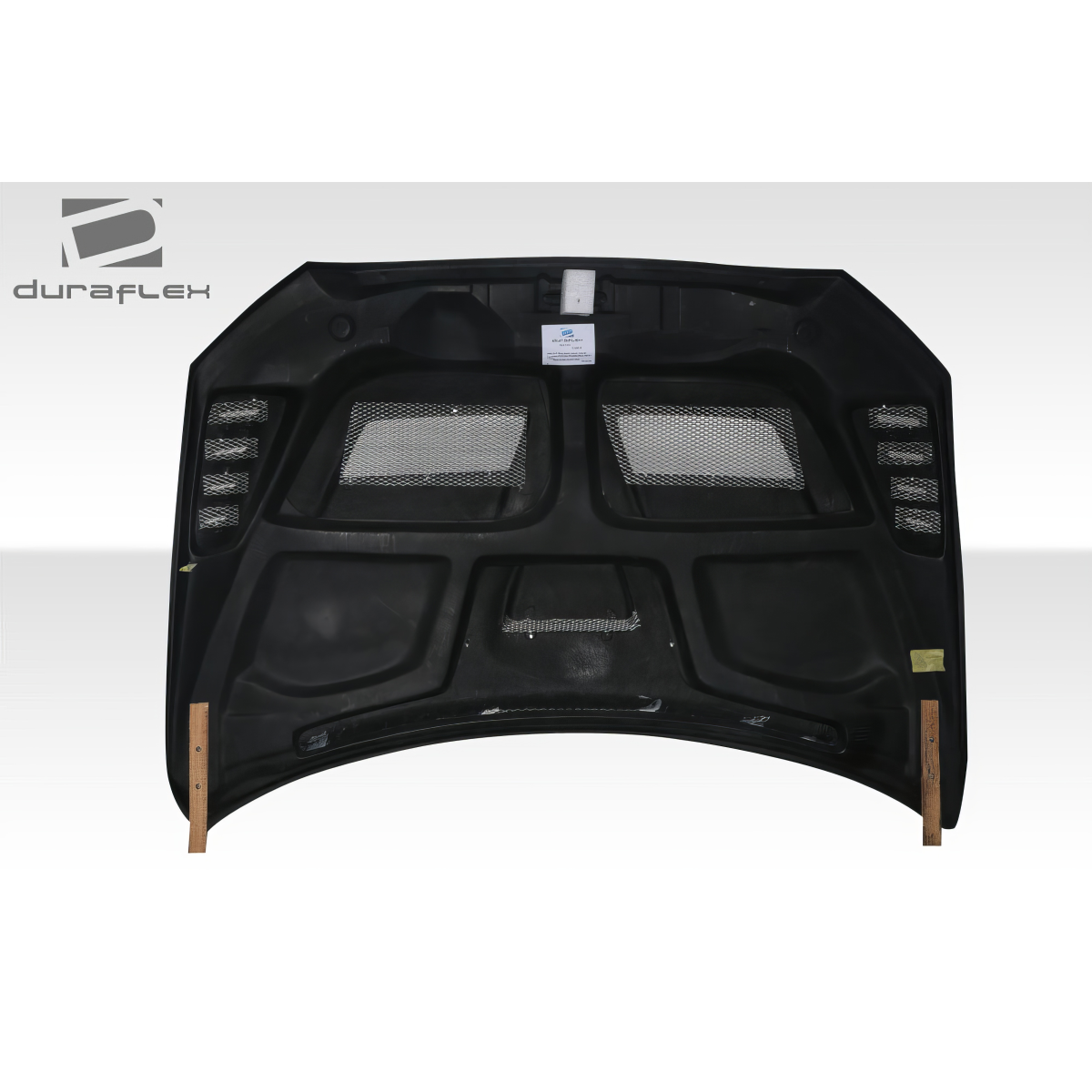 Modify your Mitsubishi Evolution 2008 with our Exterior/Hoods - Part viewed from the front at a straight angle