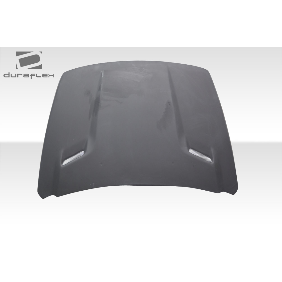 Modify your Dodge Caliber 2007 with our Exterior/Hoods - Front view of vehicle hood at a flat angle