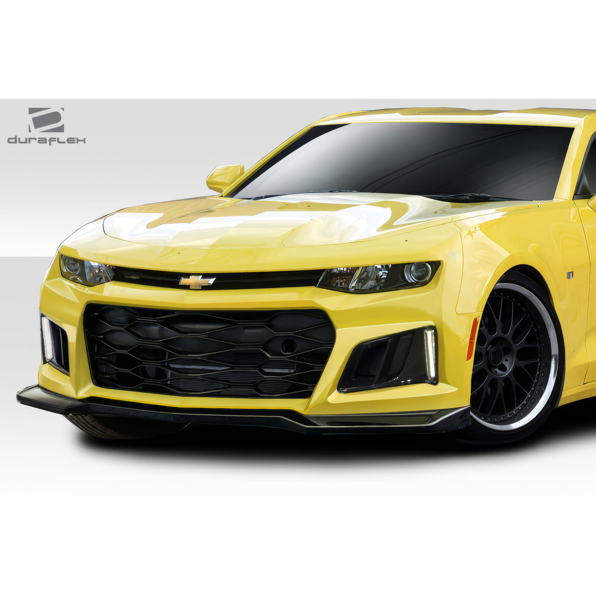 Modify your Chevrolet Camaro 2016 with our Exterior/Front Bumpers or Lips - Front angle view of Chevrolet Camaro bumper