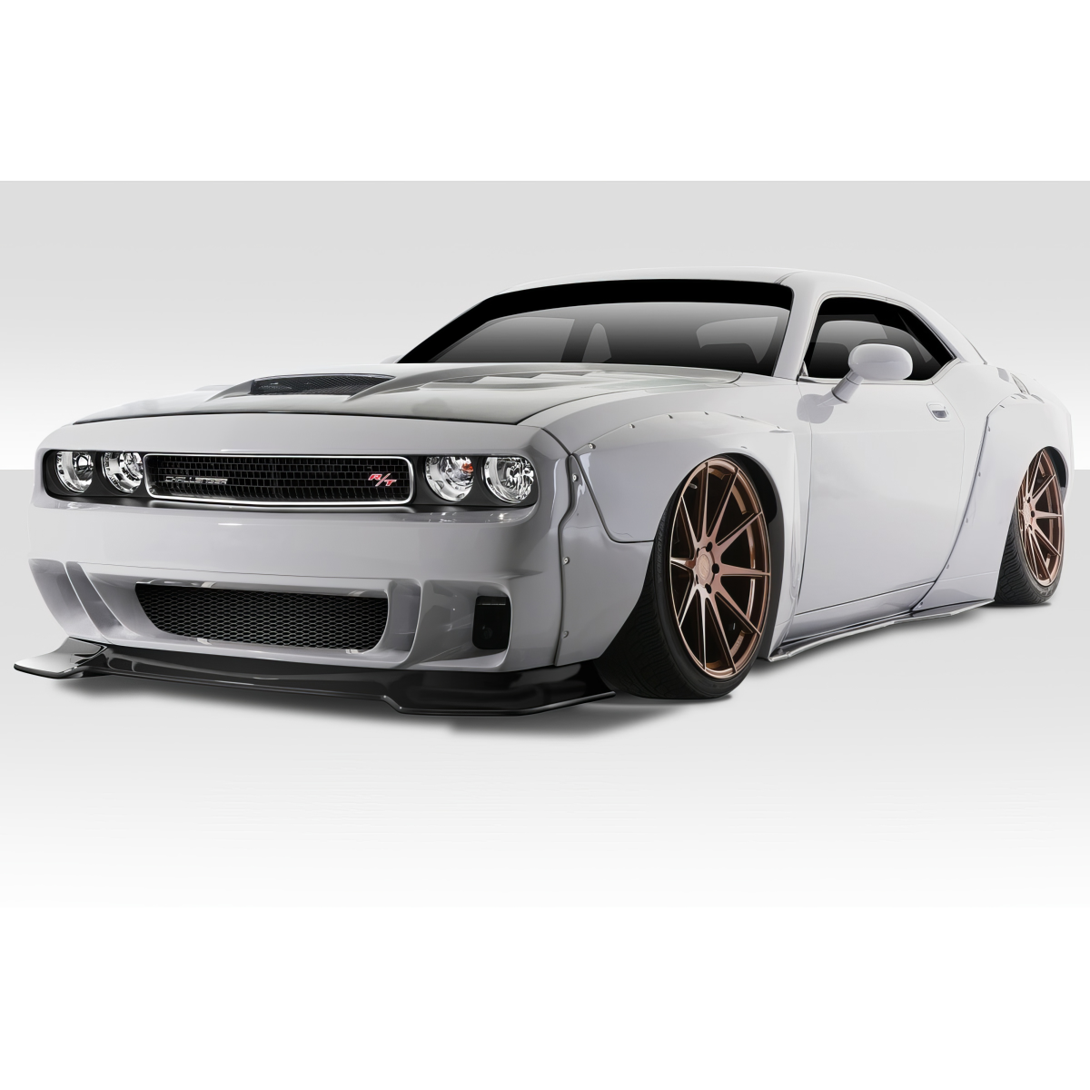 Modify your Dodge Challenger 2008 with our Exterior/Complete Body Kits - Front three quarter angle of the vehicle