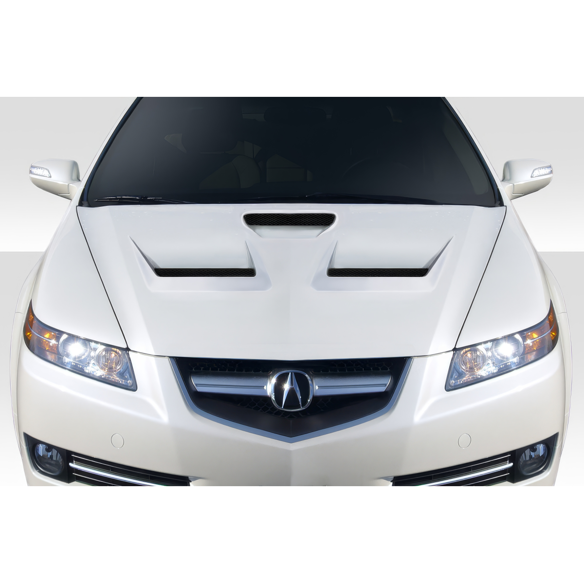 Modify your Acura TL 2004 with our Exterior/Hoods - Frontal view of vehicle hood