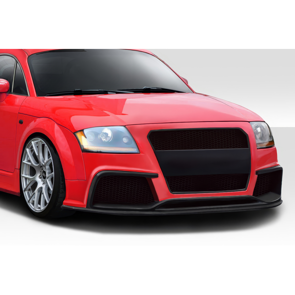 Modify your Audi TT 2000 with our Exterior/Front Bumpers or Lips - Front view of the vehicle at a slight angle