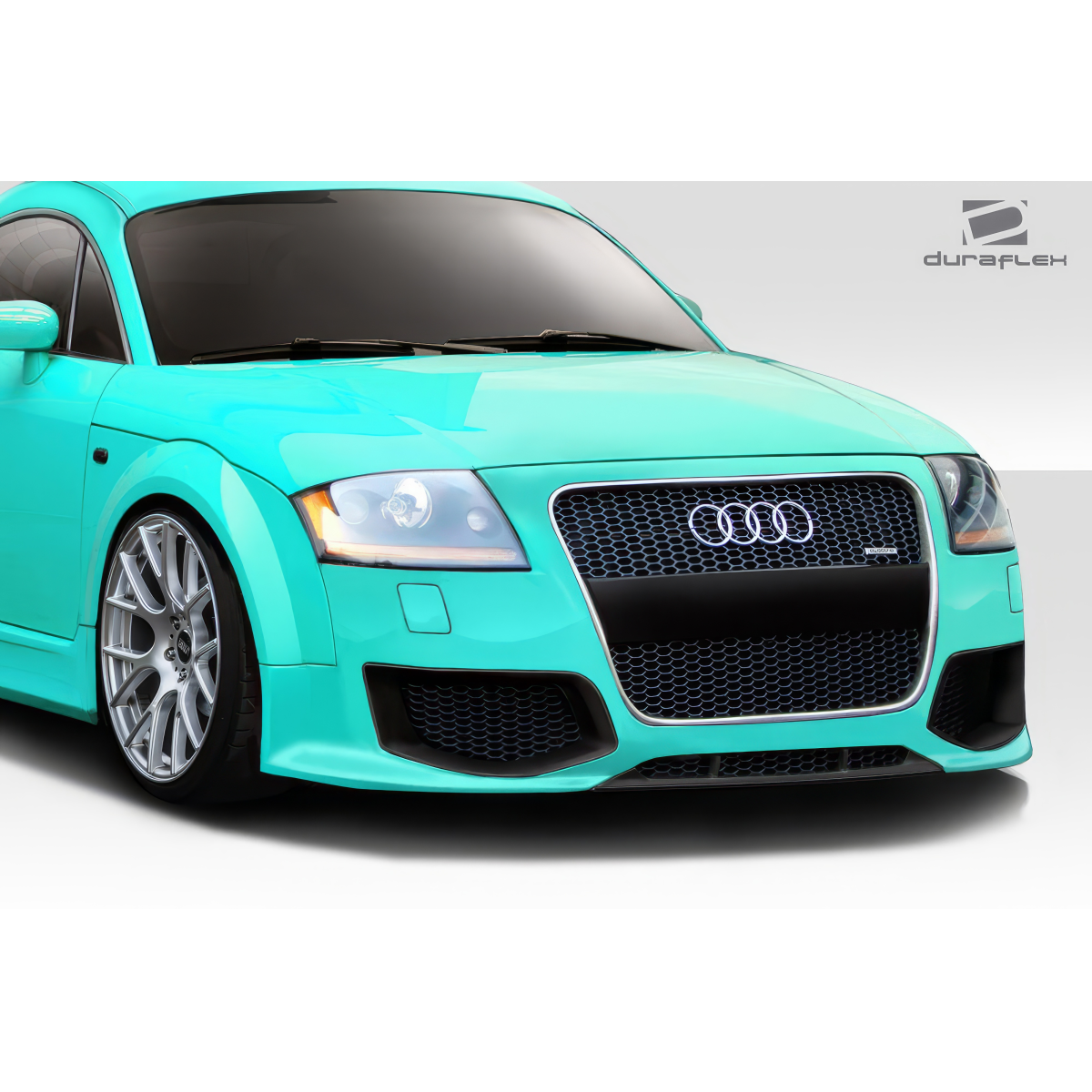 Modify your Audi TT 2000 with our Exterior/Front Bumpers or Lips - Frontal view of vehicle showing front bumper design