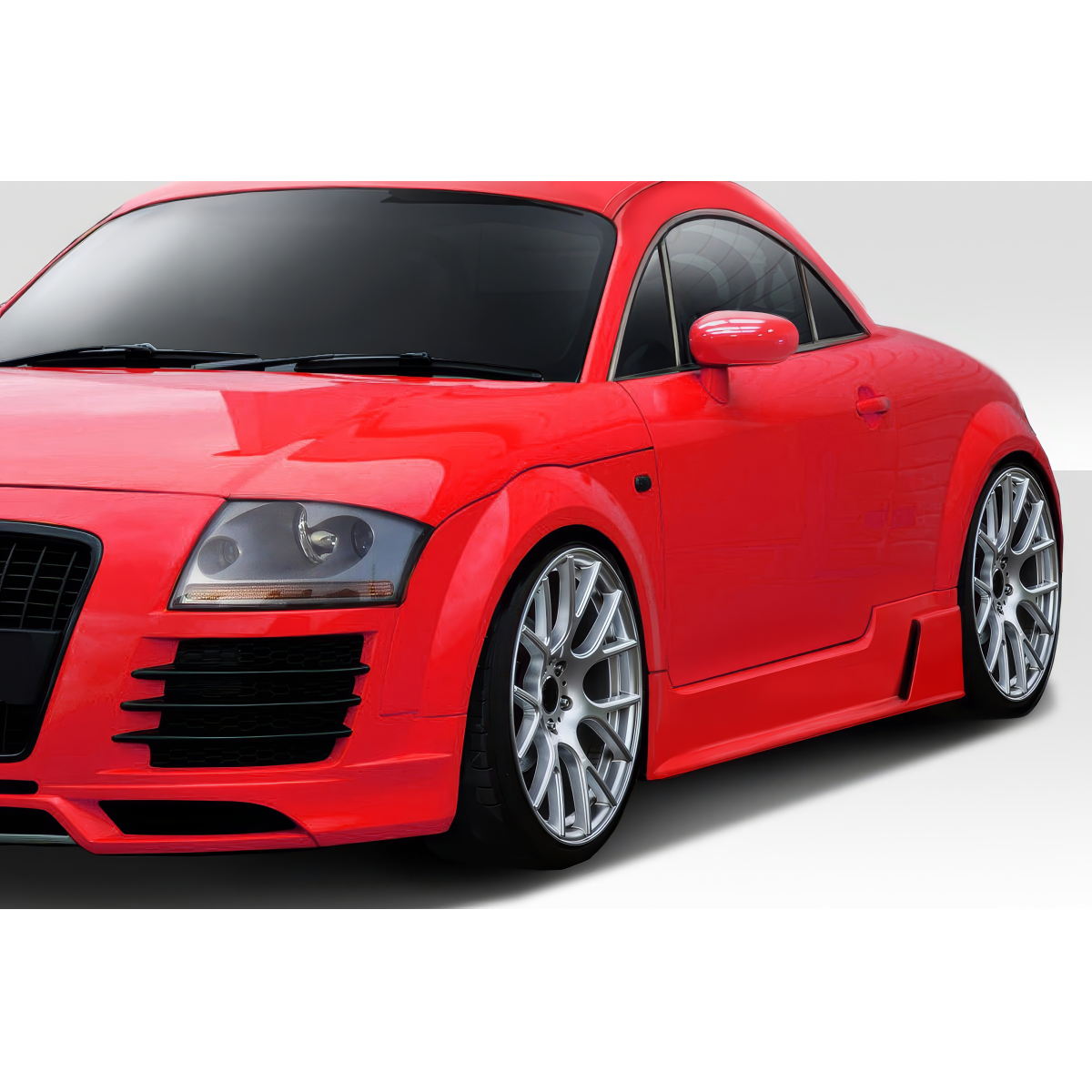 Modify your Audi TT 2000 with our Exterior/Side Skirts - Front quarter view at a slight angle