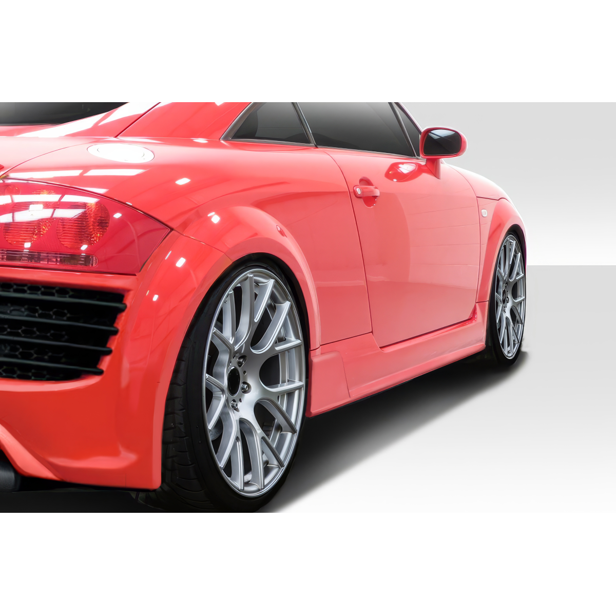 Modify your Audi TT 2000 with our Exterior/Side Skirts - The part is shown from a low side angle
