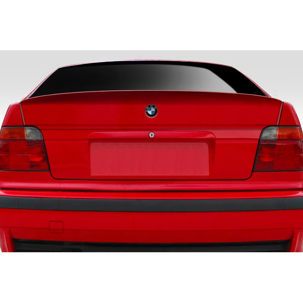 Modify your BMW 3-Series 1992 with our Exterior/Wings - View is from the rear angle of the vehicle