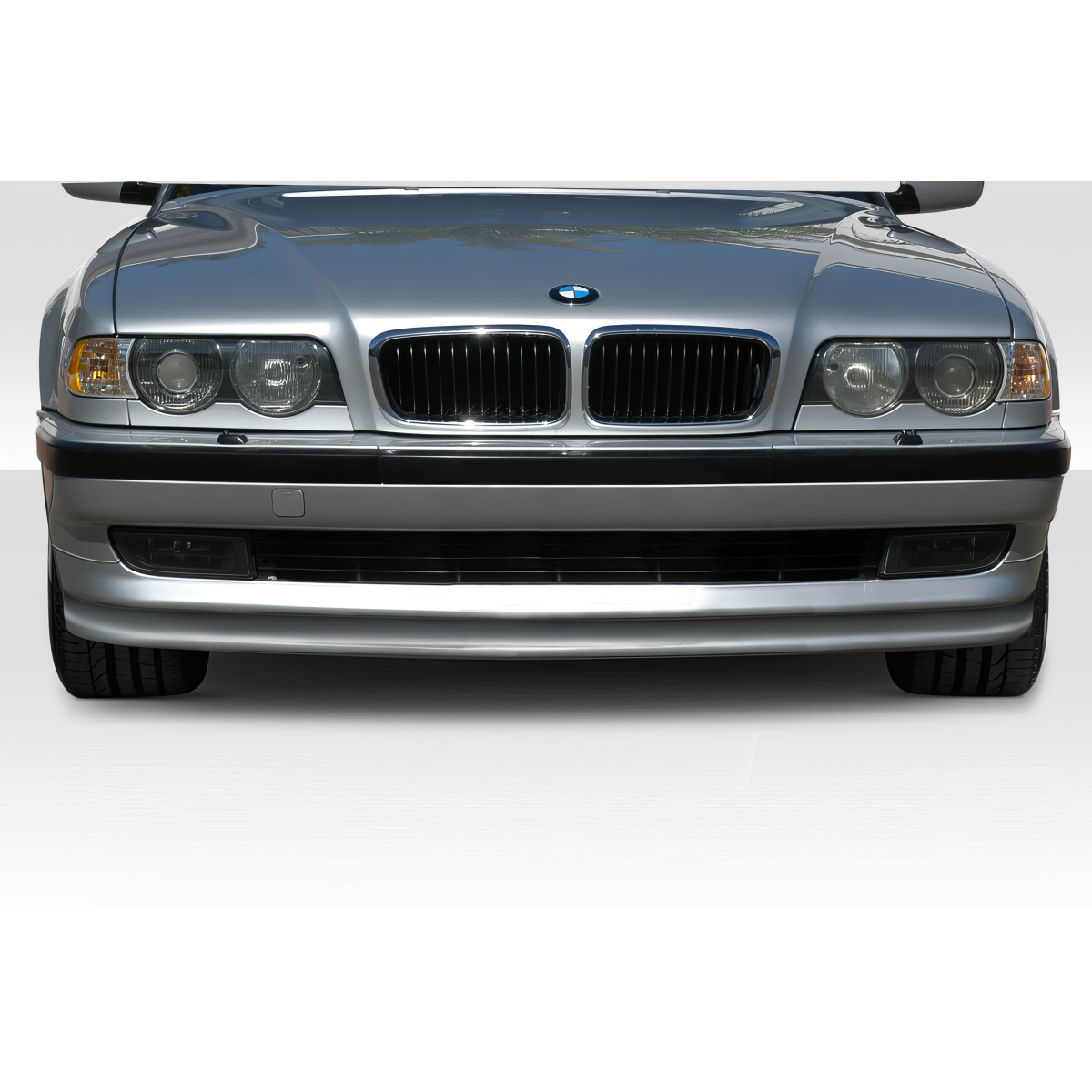 Modify your BMW 7-Series 1995 with our Exterior/Front Bumpers or Lips - Frontal view of vehicle part at straight angle