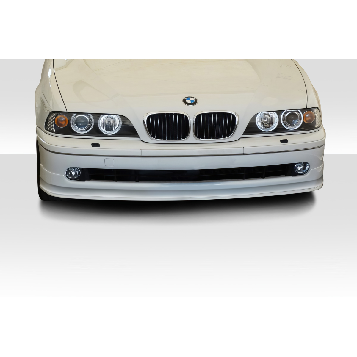 Modify your BMW 5-Series 1997 with our Exterior/Front Lips - Front view of vehicle at zero degree angle