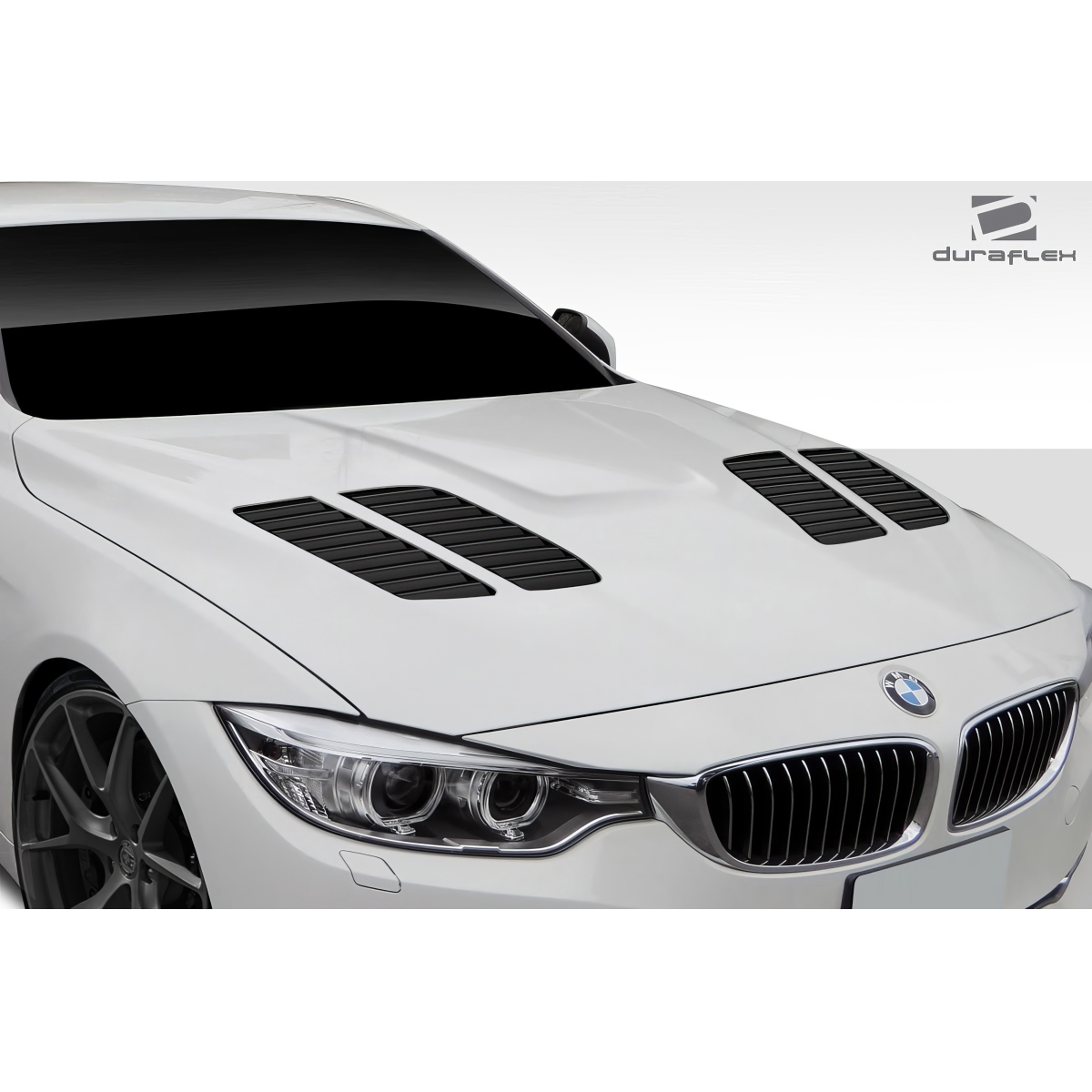 Modify your BMW 3-Series 2012 with our Exterior/Hoods - Viewed from the front slightly elevated angle