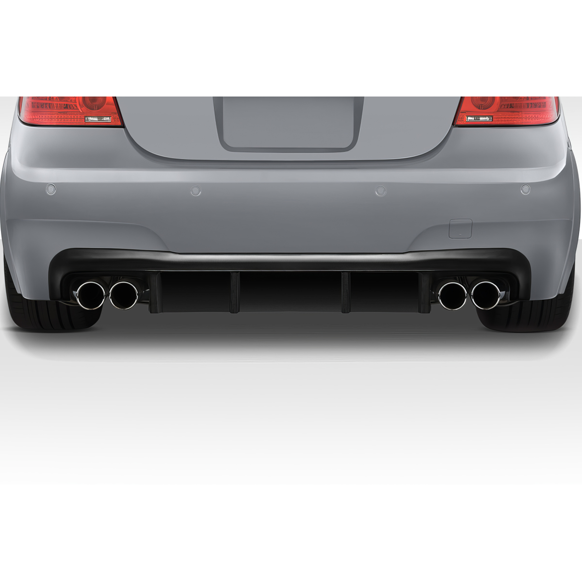 Modify your BMW 5-Series 2006 with our Exterior/Diffusers - Rear angle view of the BMW M5 diffuser