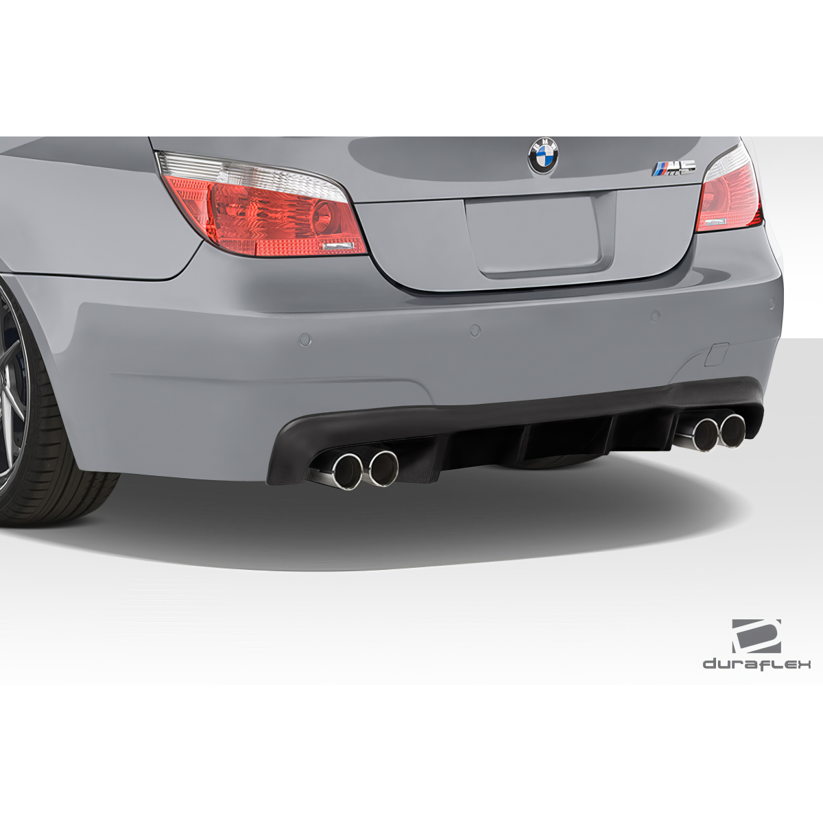 Modify your BMW 5-Series 2006 with our Exterior/Diffusers - The angle shows rear view of the vehicle