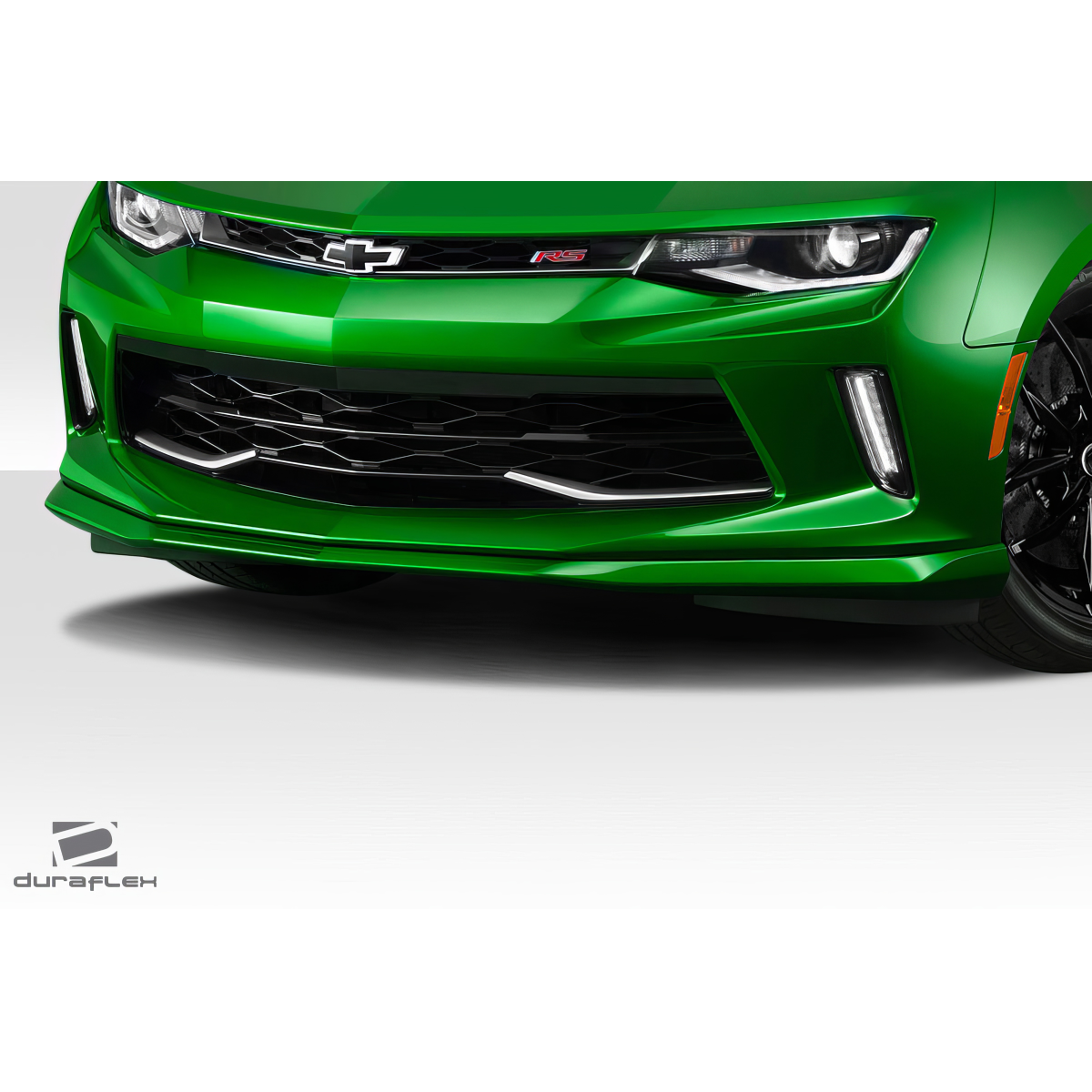 Modify your Chevrolet Camaro 2016 with our Exterior/Front Bumpers or Lips - Front view at low angle of exterior bumper part