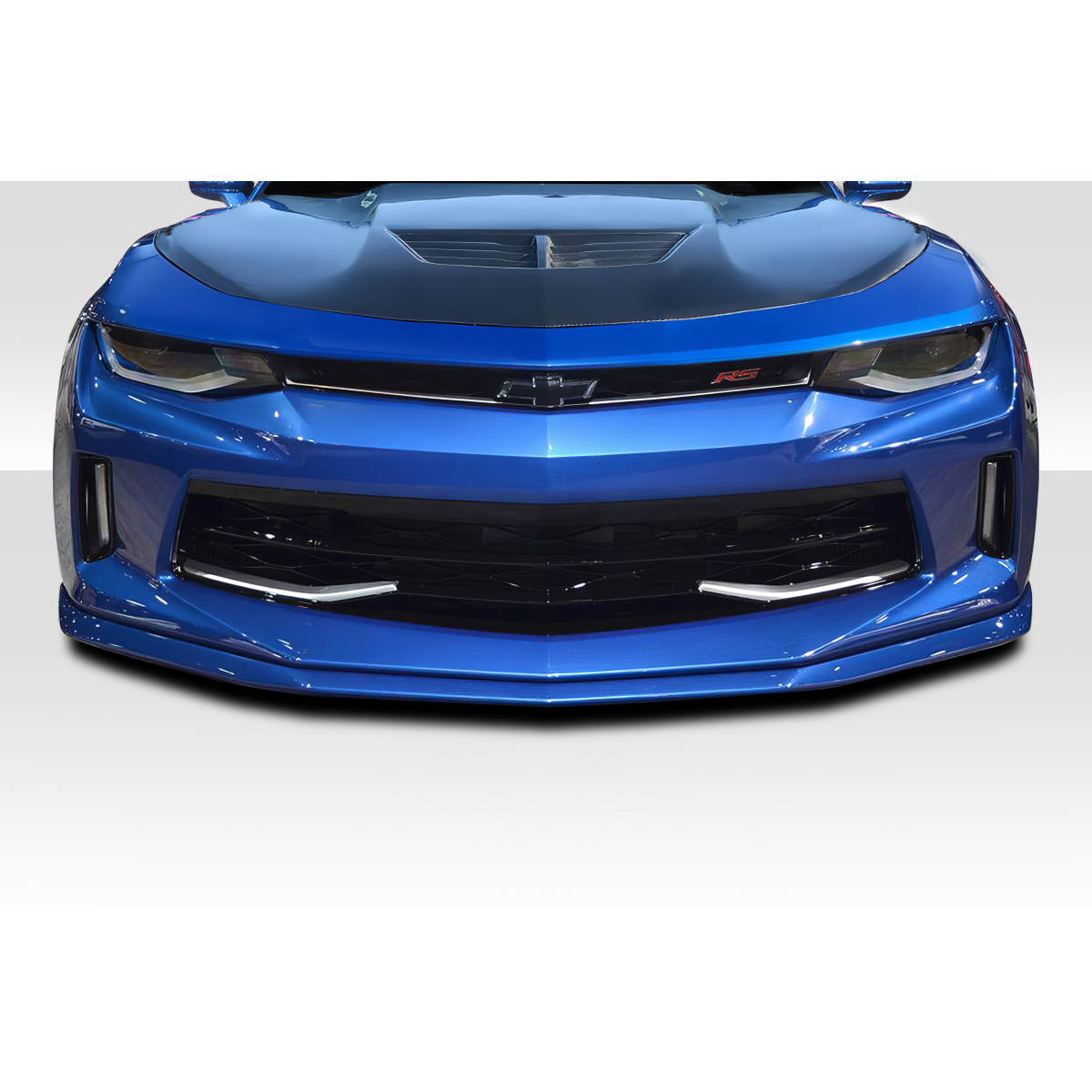 Modify your Chevrolet Camaro 2016 with our Exterior/Front Bumpers or Lips - Front view of Chevrolet Camaro at eye level