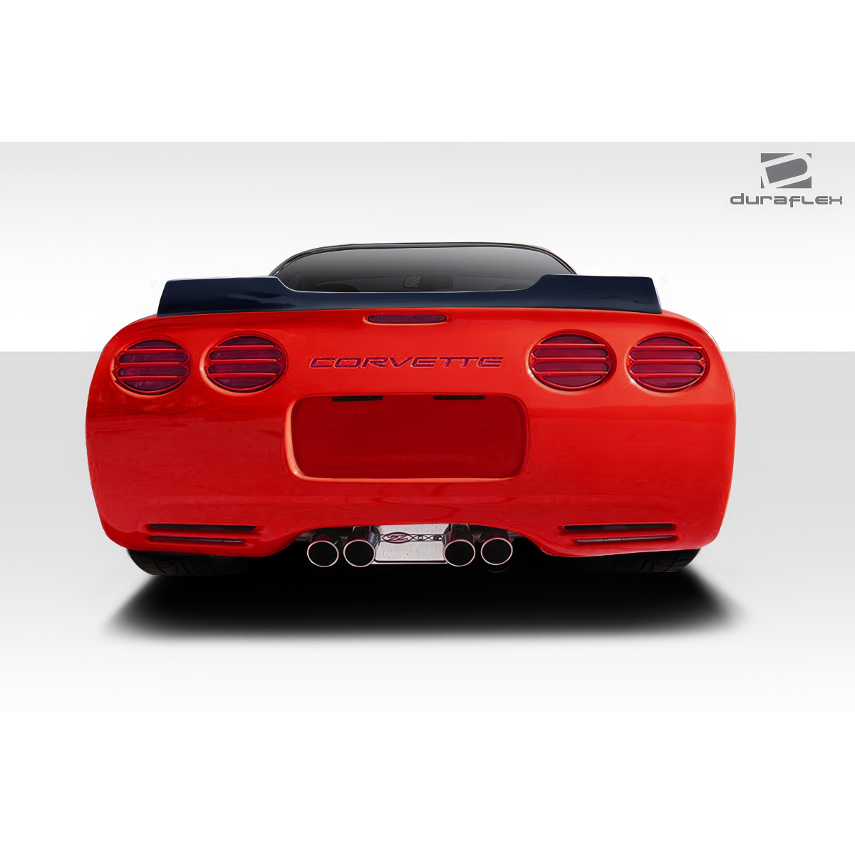 Modify your Chevrolet Corvette 1997 with our Exterior/Wings - Rear view of the car at a straight angle