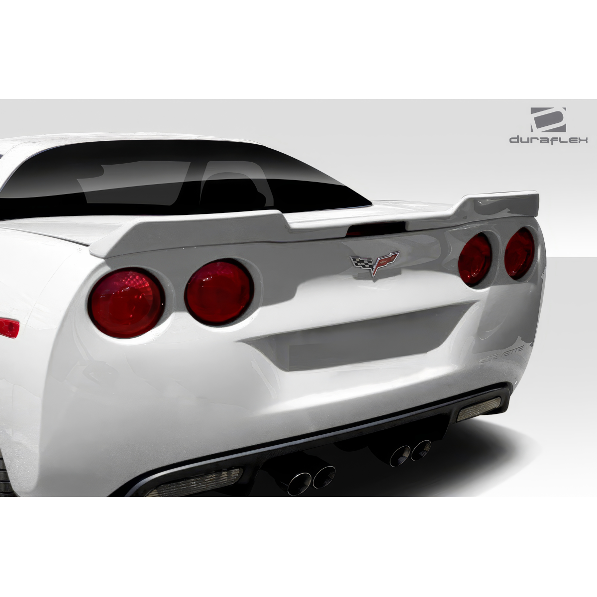 Modify your Chevrolet Corvette 2005 with our Exterior/Wings - Rear view angle of the Chevrolet Corvette C6