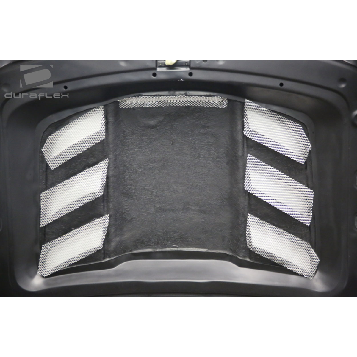 Modify your Chevrolet Silverado 2014 with our Exterior/Hoods - Image shows the underside of a hood