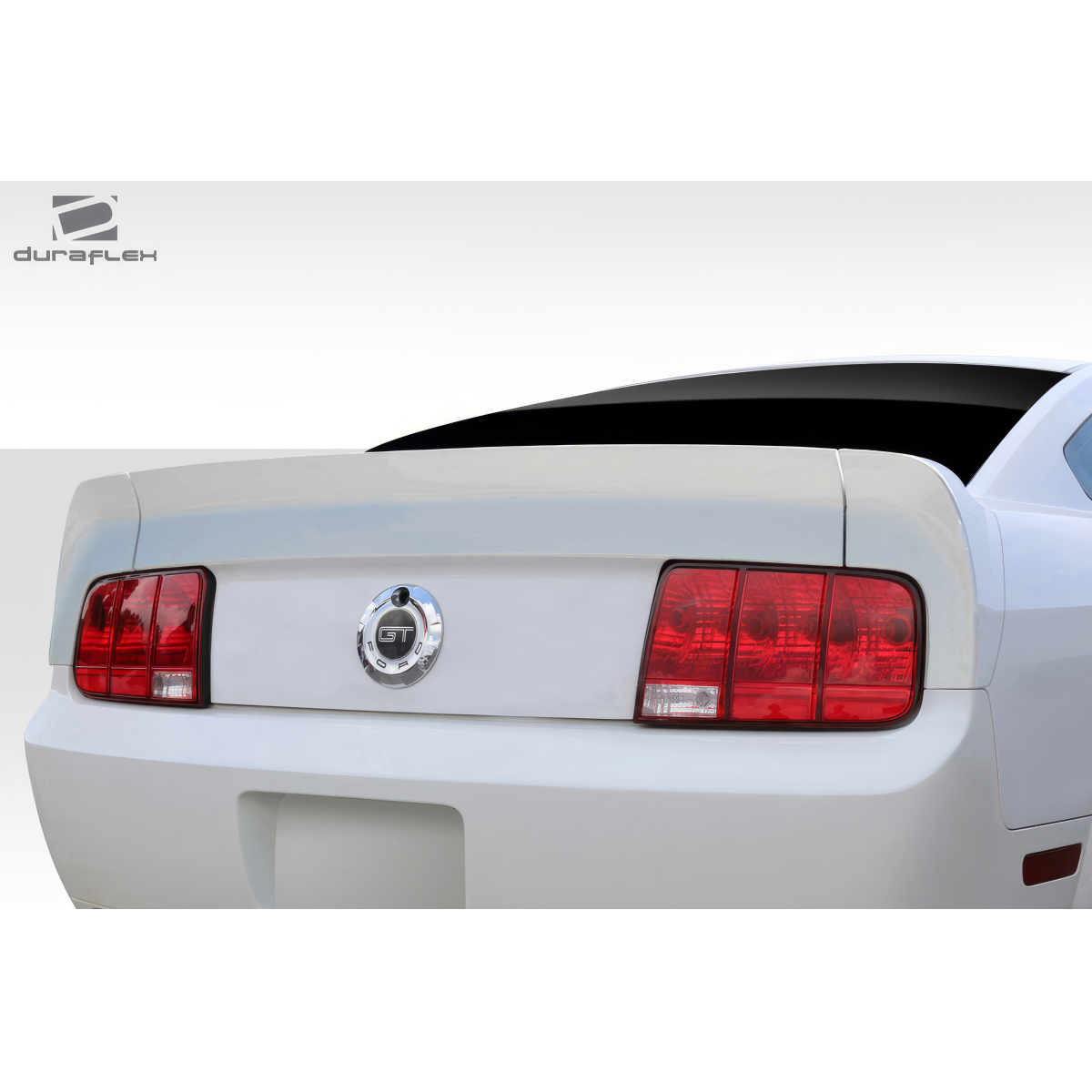 Modify your Ford Mustang 2005 with our Exterior/Wings - Rear angle view of car wing spoiler