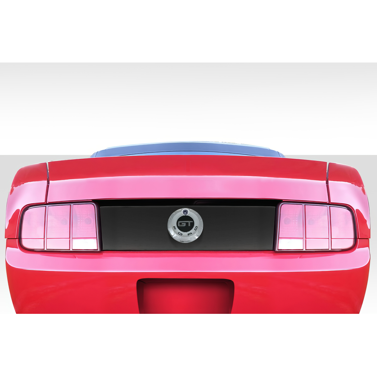 Modify your Ford Mustang 2005 with our Exterior/Wings - View of the rear of the car at a straight angle