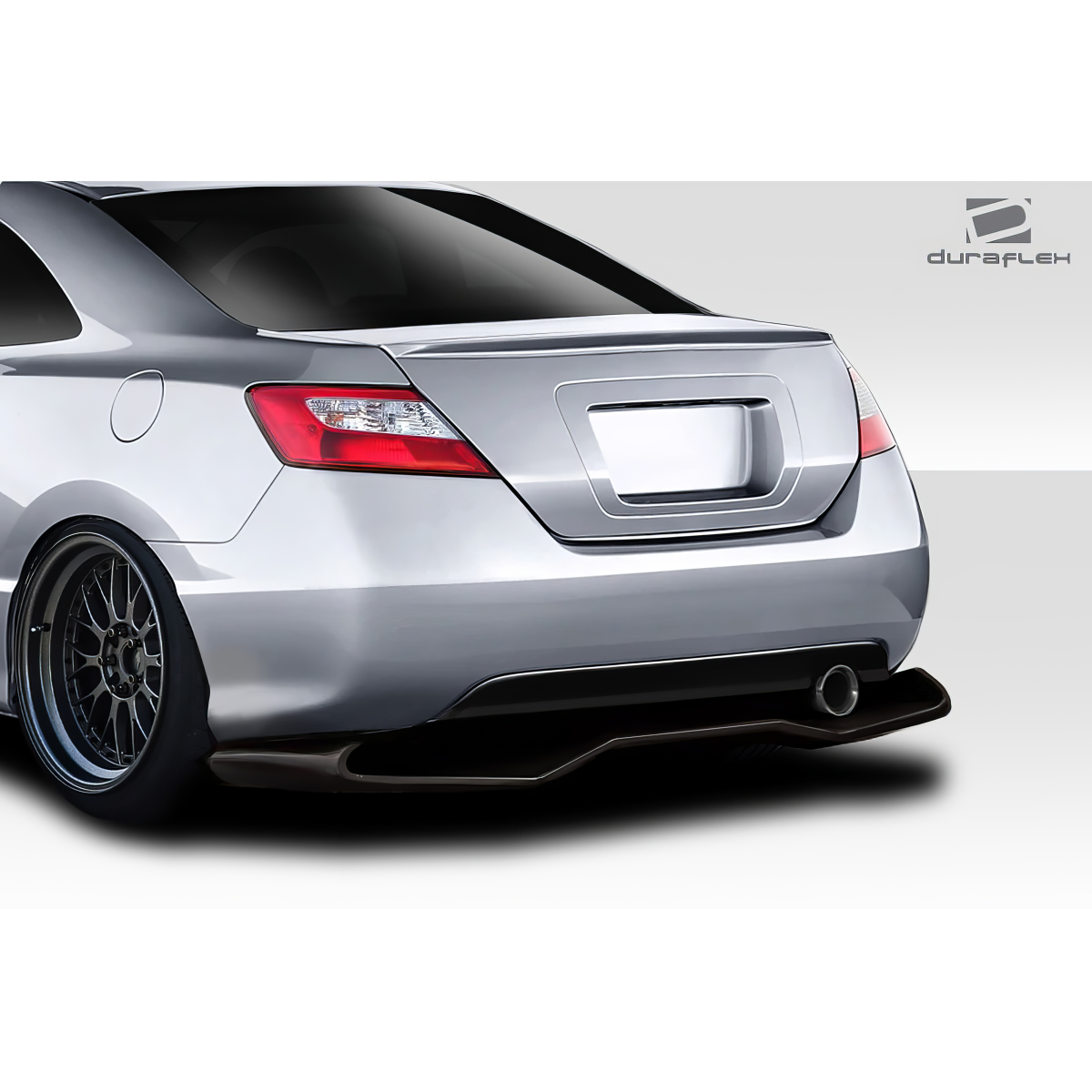 Modify your Honda Civic 2006 with our Exterior/Diffusers - Rear angle view of the Honda Civic diffuser