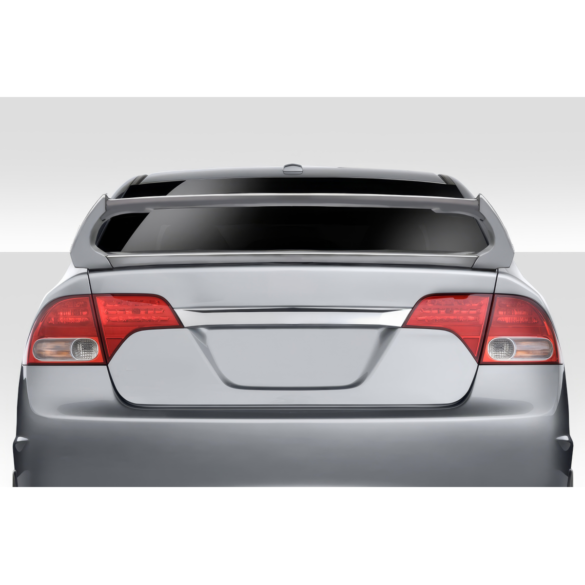 Modify your Honda Civic 2006 with our Exterior/Wings - The part is shown from a straight rear angle