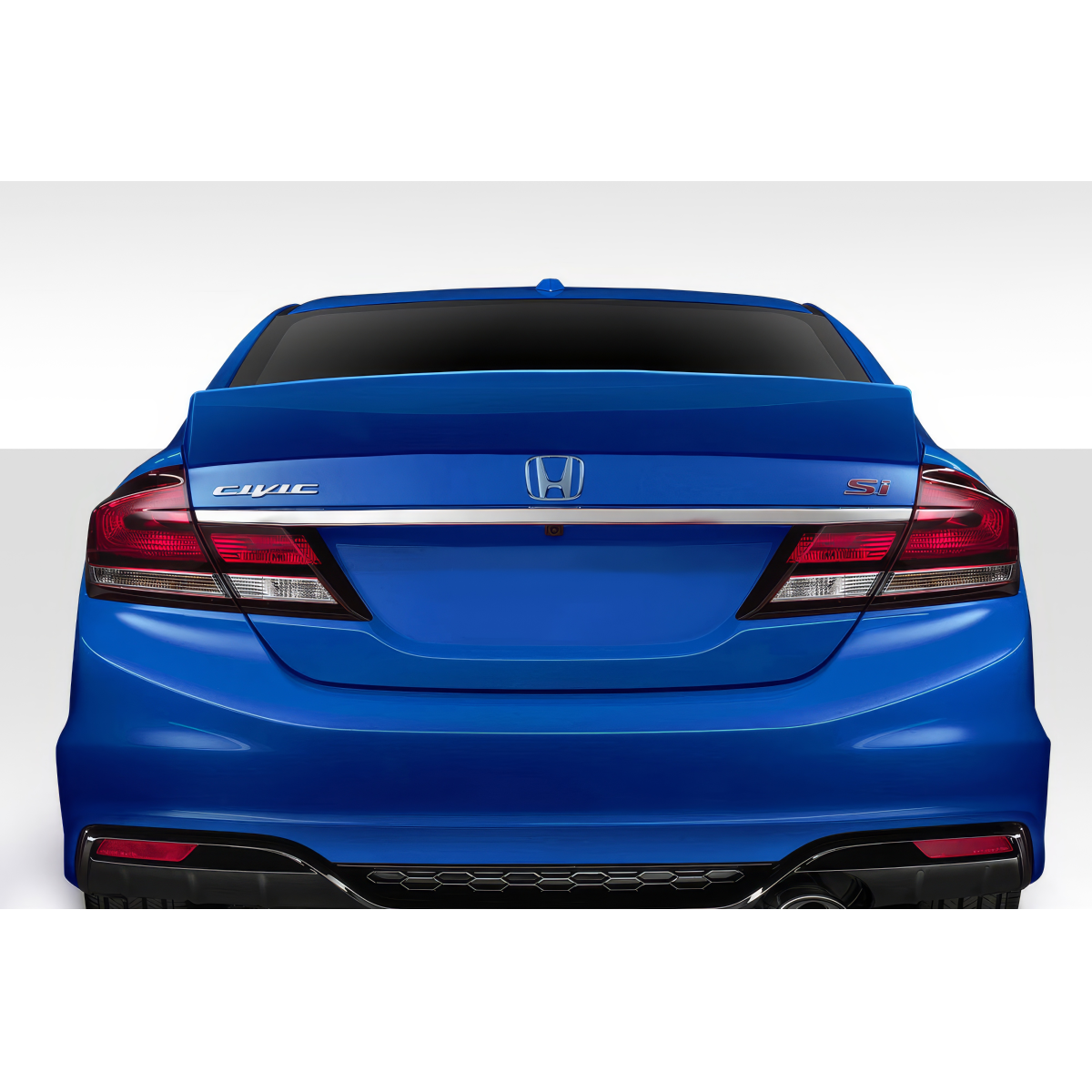 Modify your Honda Civic 2012 with our Exterior/Wings - View from the rear at a straight angle