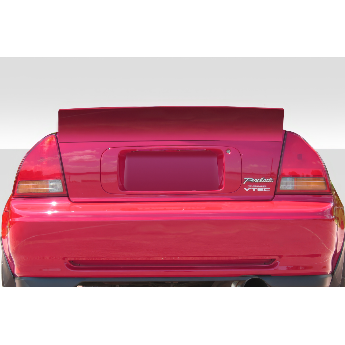 Modify your Honda Prelude 1992 with our Exterior/Wings - View from rear angle of the vehicle